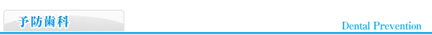 予防歯科